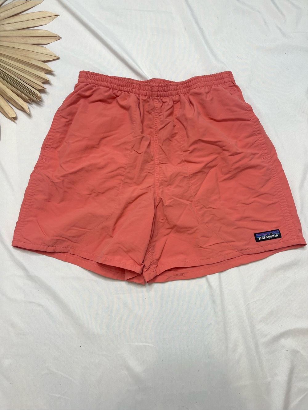 Patagonia Baggies 5” Nylon Coral Swim Trunks Pull On Cargo Outdoor Shorts Small